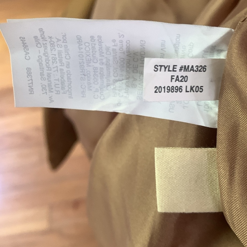 Madewell Wool Cashmere… Blend Camel coat size - Picture 6 of 15